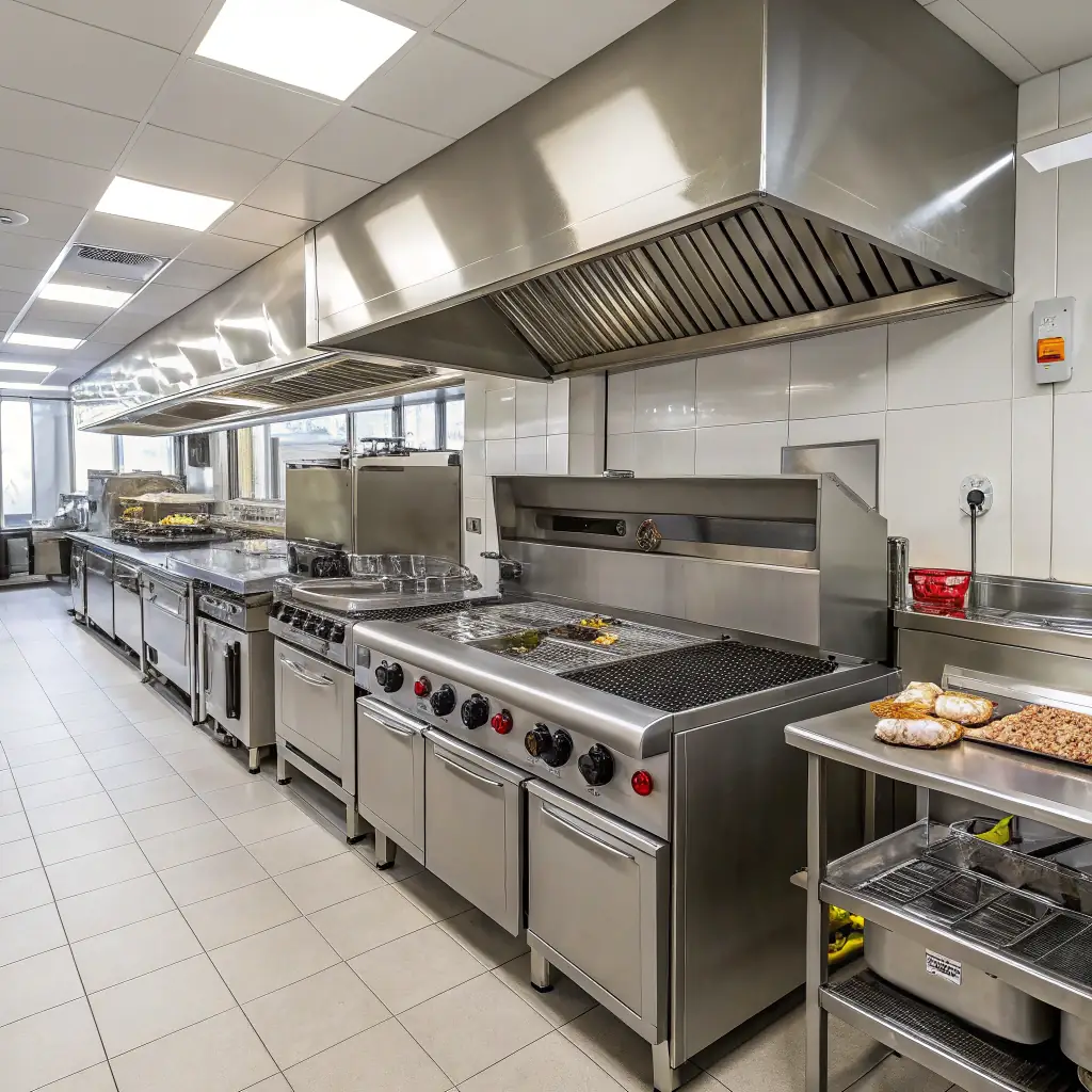 Logo of a kitchen equipment manufacturer, featuring modern and efficient kitchen appliances.