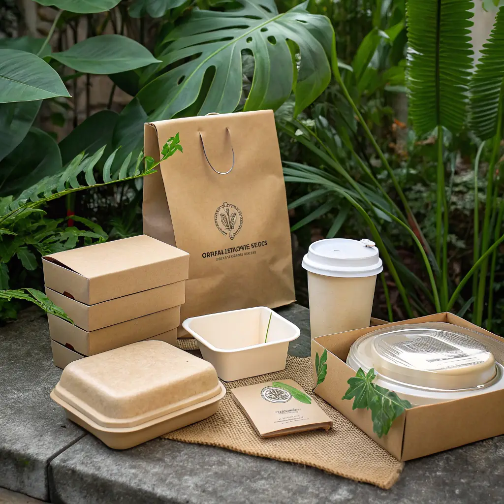 Logo of a food packaging company, showcasing eco-friendly and sustainable packaging solutions.