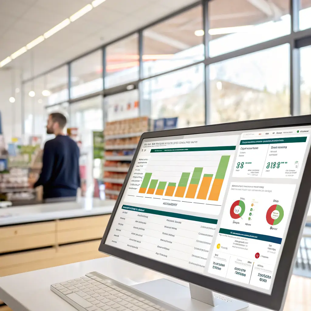 Logo of a restaurant management software company, featuring a user-friendly interface and data analytics.